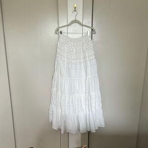Free People White  Maxi Dress - Set - No Tags - Never Worn
